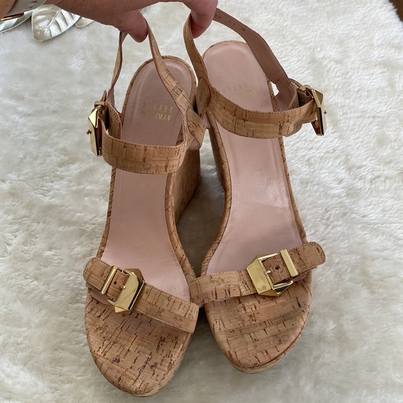 Stuart Weitzman Cork Wedges - Picture 5 of 12
